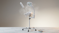 - 3-In-1 Ozone Facial Steamer, Facial Steamer for Esthetician with 5X Diopter Magnifying Lamp, 5-Piece Brush Set, Silent Timer & Aromatherapy, Facial Steamer Professional — Lifestyle