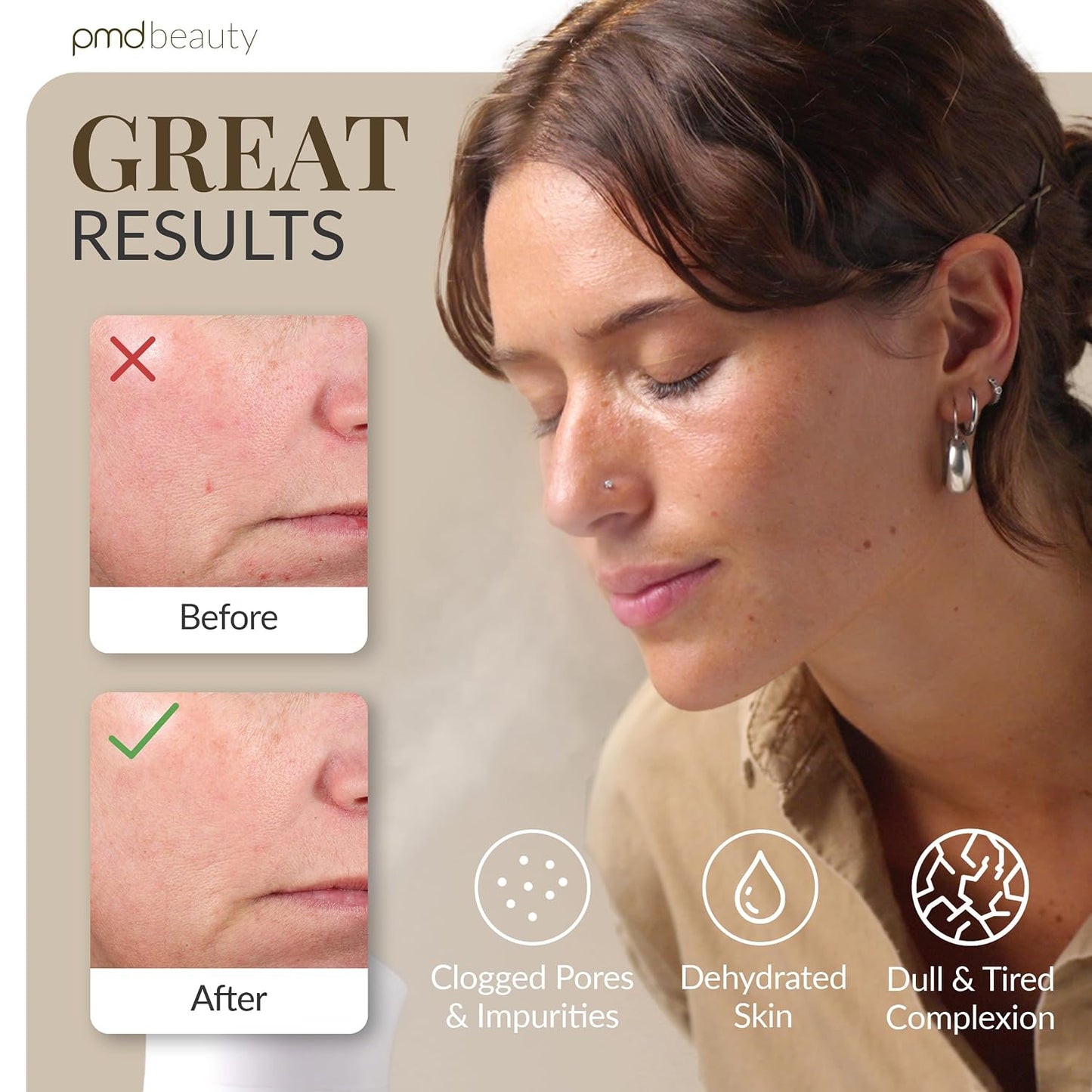 PMD Silksteam Pro - Spa-Grade Facial Steamer with Silksteam Technology - Rapid Start-Up - Adjustable, Directional Nozzle - Essential Oil Filters - Dewy, Hydrated Glow