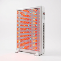 Red Light Therapy Full Body Panel, 480/630/660/810/830/850/1060Nm 7 Wavelengths Blue Red near Infrared Light Device with 300 Dual Chip Clinical Grade Leds, Remote Control, Timer, BO-1500 — Studio Shot